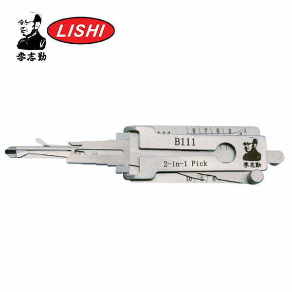 ORIGINAL LISHI - B111 Z-Keyway GM / (Warded) 2-in-1 Pick & Decoder / AG ORIGINAL LISHI - B111 Z-Keyway GM / (Warded) 2-in-1 Pick & Decoder / AG